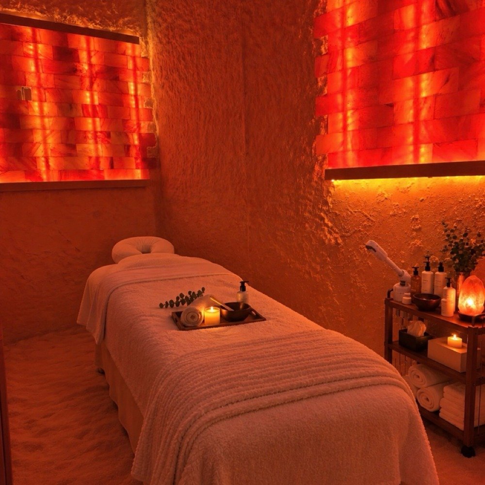 Salt Cave Facial treatment